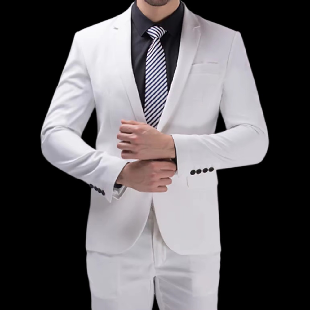 luxurious Customized Fashion Custom Italian Designer Costume Slim Fit Suits Blazer Jacket Coat Pant Business Wedding Groom Suit Set for Men