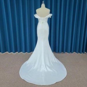 luxurious Customized Romantic Wedding Dress for Brides - Organza Sweetheart A-line Stickers Strap Back