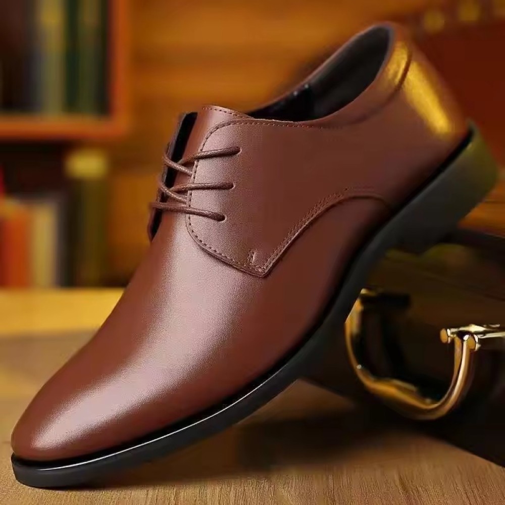 luxurious Customized Men's Leather Shoes  Spring and Autumn New Business Formal Casual Leather Shoes Korean Version of the British Wedding Shoes