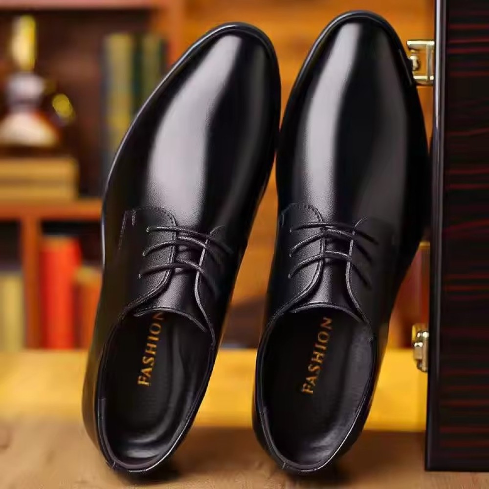 luxurious Customized Men's Leather Shoes  Spring and Autumn New Business Formal Casual Leather Shoes Korean Version of the British Wedding Shoes
