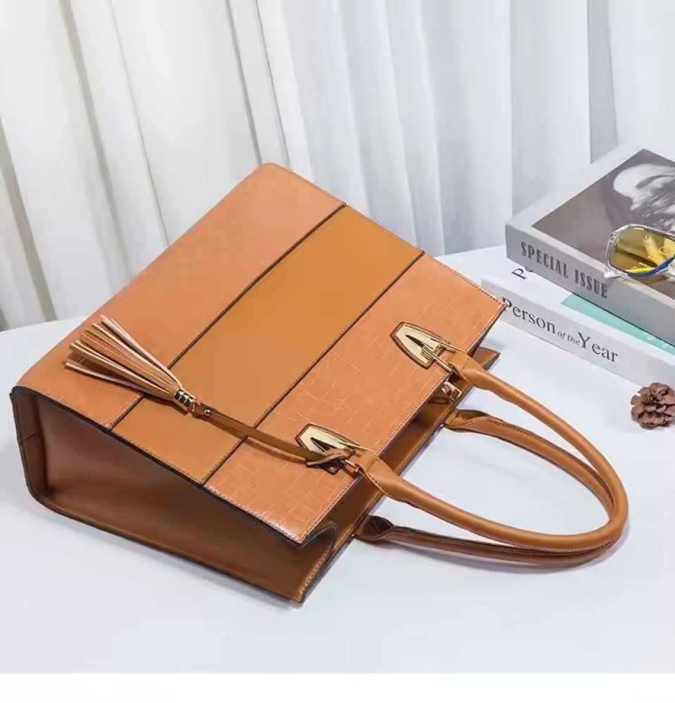 Customized High End Luxury Design Women's Bag Set Retro Versatile Tote Bag Large Capacity Multi-function Four Piece Bag
