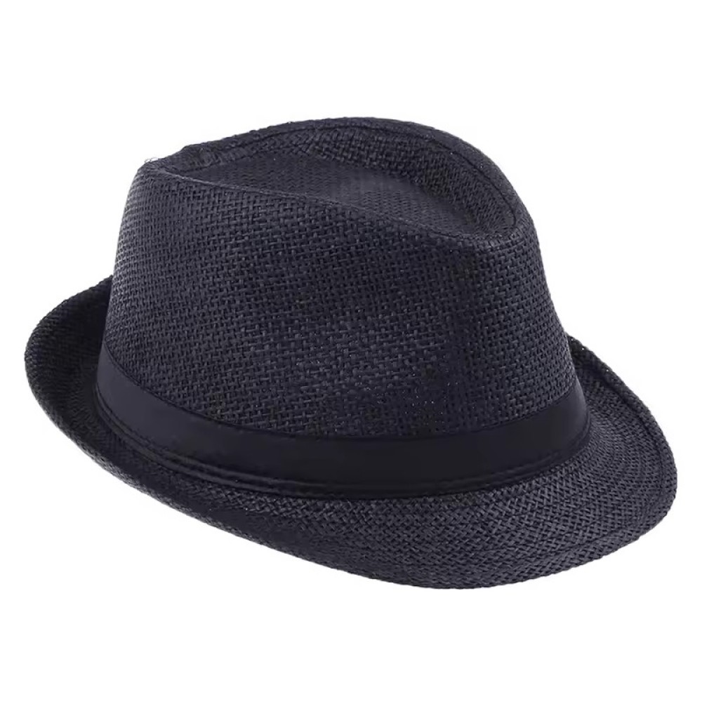 Customized Summer Sun Hat Men Straw Top Hat Jazz Hat