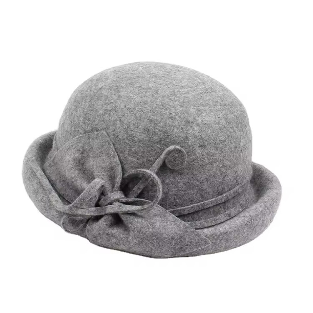 Customized Felt Flat Top Hat Jazz Cap  Classic Wedding Church Formal for Women Adults Plain Wedding Party