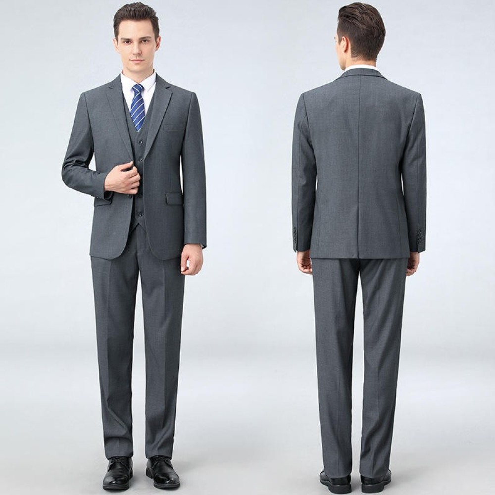luxurious Customized Elegant High-end Custom 3 Pieces Slim Fit Formal Business Suit for Men