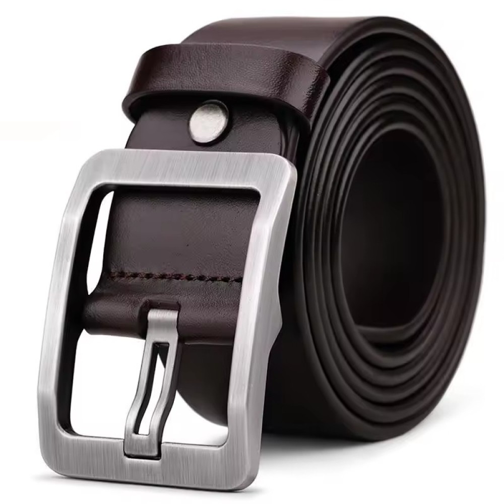 Customized Leisure Business Casual Pin Buckle Straps PU Leather Luxury Men Belt
