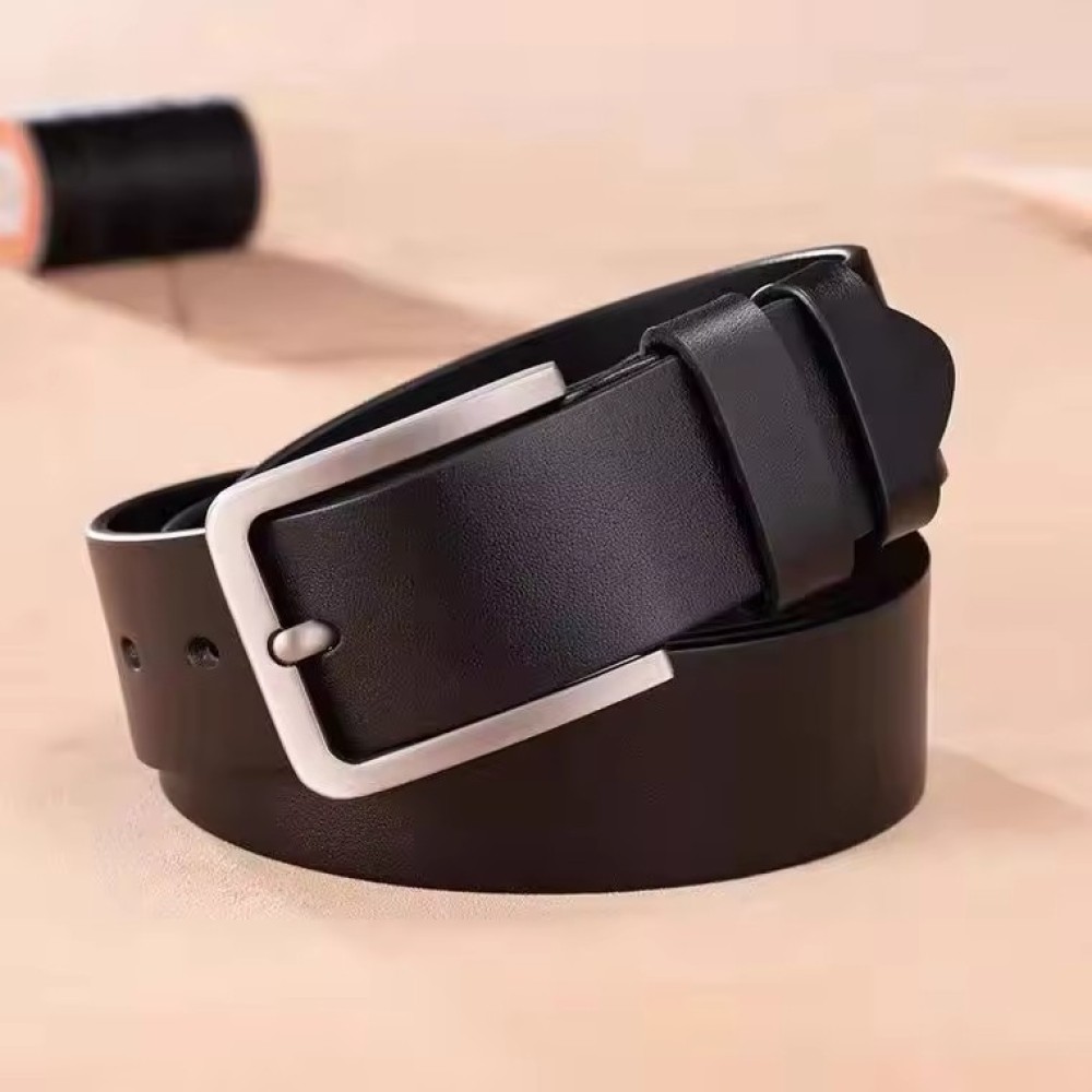 Customized Leisure Business Casual Pin Buckle Straps PU Leather Luxury Men Belt
